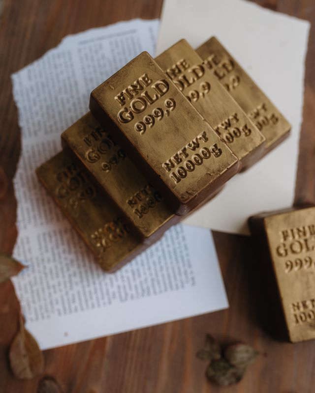 Gold bars, example